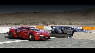 Lykan HYPERSPORT vs Lamborghini Veneno Drag Race  Forza 6 [upl. by Slade]