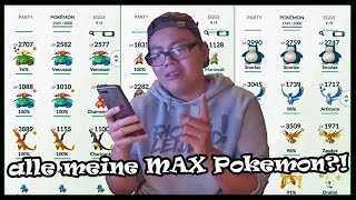 ALLE meine Pokemon  100er MAX SHINY SHINY LUCKY Gen 1 Version [upl. by Iinde]