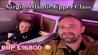 VIRGIN ATLANTIC UPPER CLASS A330900 NEO RRP £16800 TRIP REPORT [upl. by Eiramadnil132]