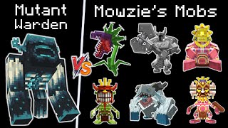 Mutant Warden vs Mowzies Mobs  Mowzies Mobs v Mutant Warden Mutant Warden vs Ferrous Wroughtnaut [upl. by Oijile383]