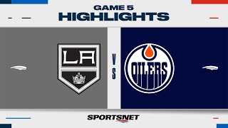 NHL Game 5 Highlights  Kings vs Oilers  May 1 2024 [upl. by Azar211]