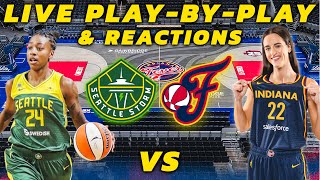 Seattle Storm vs Indiana Fever  Live PlayByPlay amp Reactions [upl. by Nyrak920]