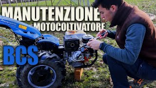 Manutenzione MOTOCOLTIVATORE  Preparo il BCS 740 per la Stagione 2023 [upl. by Beth740]