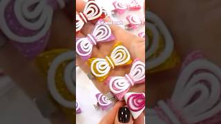 Glitter bows ideas 💥 craft youtube trending short shivartist99 [upl. by Anivle]