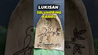 Pasti Belum Pernah COBA⁉️ Lukisan SELUMPRING Bambu😁 petualangan bolang survival nostalgia [upl. by Assirrec]