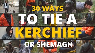 How to Tie a Kerchief or Shemagh in 30 Different Ways [upl. by Tiedeman533]