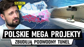 NOWE POLSKIE MEGAPROJEKTY  Największy PODWODNY TUNEL i METRO w KRAKOWIE [upl. by Barton]