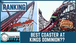 Kings Dominion Coaster Ranking [upl. by Oriole]