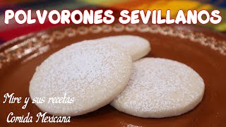 Riquisimos Polvorones Sevillanos Receta Fácil Rápida y Económica [upl. by Nnahgem]