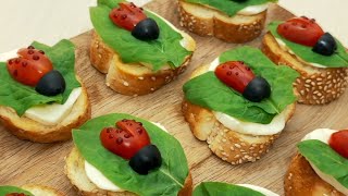 Secret to Perfect CANAPES 🥖 Quick and Tasty Recipe for Every Party [upl. by Iegres]