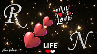 RN💫Name status  R Love N whatsapp status  RN love letter whatsapp status 💫 [upl. by Nele951]