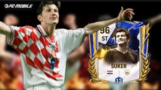 TOTY DAVOR SUKER IS A GOAL SCORING MACHINE IN FC MOBILE 😱eafc24 fcmobile football [upl. by Nauqram348]