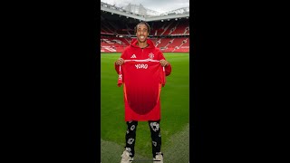 LENY YORO IS MANCHESTER UNITED PLAYER  ❤️✍️ manchesterunited MUFC LenyYoro [upl. by Nabru]