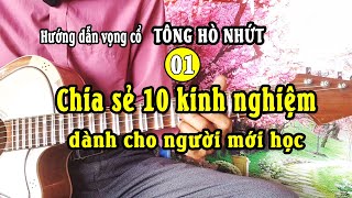 Chia sẻ 10 KINH NGHIỆM cho người mới học đàn phím lõm Hướng dẫn vọng cổ tông hò nhứt [upl. by Nyltyak]