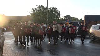 Ballinamallard Accordion Band  Barr Pipe Band Parade 2024 2 [upl. by Leffert467]