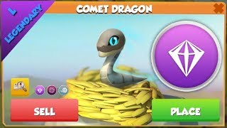 Legendary COMET DRAGON HATCHING 2 Comet Dragons  Dragon Mania Legends 555 [upl. by Quigley]