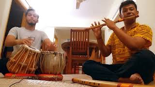 Mitwa  Shankar Mahadevan Flute music by Rahul The Piper  Tabla player Nobin Barua [upl. by Ynnaj]