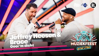 Jeffrey Heesen amp Brace  Gooi m dicht LIVE • Muziekfeest op het Plein 2024  Sterren NL [upl. by Illac]