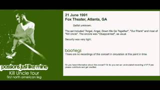 Morrissey  June 21 1991  Atlanta GA Full Concert LIVE [upl. by Viki]