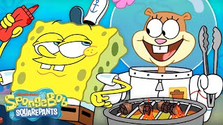 SpongeBobs Summer BBQ Cookout 🍔  30 Minute Compilation  ​ SpongeBobOfficial [upl. by Hut]