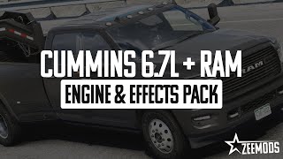 ATS Cummins 67L  Ram Engine amp Effects Pack Tease [upl. by Otrevire300]