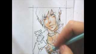 Copic Marker Tutorial  How I color Skin [upl. by Yelats546]