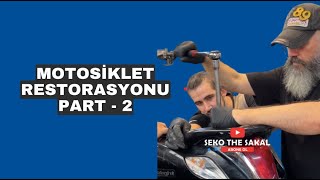 YAMAHA DELIGHT RESTORASYONU  TUNA MOTOSİKLET  PART 2 [upl. by Notyalc]