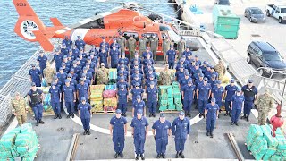 Coast Guard Atlantic Area Commander Highlights Benefits of Cutter Presence in Eastern Pacific Ocean [upl. by Trumaine848]