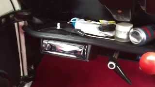 Classic Citroen 2CV 1990 Custom Car Audio Centre Install KenwoodInphaseDAB [upl. by Wellington264]