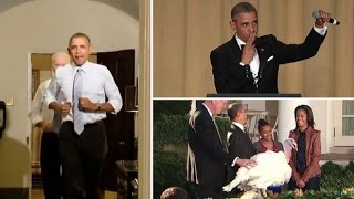 President Barack Obamas best moments on camera [upl. by Gnuhc]