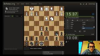 Rapid Chess Game 22 MilnerBarry Gambit French Defense Advance Variation [upl. by Nirtiak144]