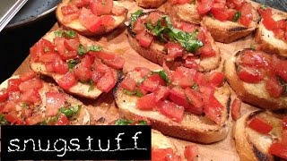 Italienische Bruschetta  Rezept für Vorspeise  Episode 0019 [upl. by Yesac]