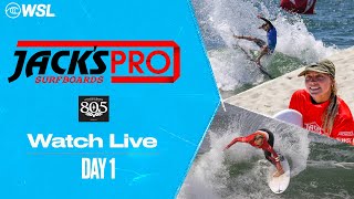 Watch LIVE 2024 Jacks Surfboards Pro  Day 1 [upl. by Aihsenal736]