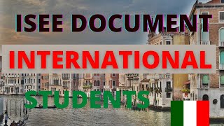 How And Where To Get The ISEE Italian University ISEE  Scholarship Application [upl. by Iad]