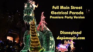 Full Main Street Electrical Parade Disneyland Premiere  2017 Party Version [upl. by Georgi]