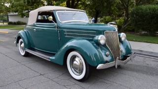 1936 Ford Deluxe Club Cabriolet  Rosss Valley Auto Sales  Boise Idaho [upl. by Macnair]