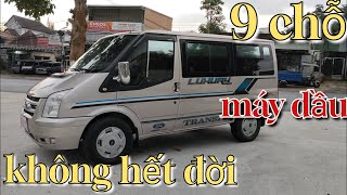 Ford Transit 2008 máy dầu số sàn 9 chỗ không niên hạn không hết đời  Thanh Xuân auto 676 [upl. by Schumer]