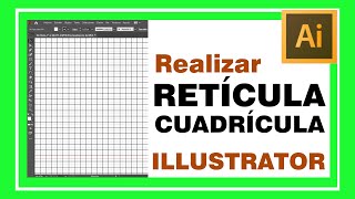 ILLUSTRATOR Cuadrículas y RETÍCULAS Cómo realizarlas bien rápido TUTORIAL [upl. by Garnes]