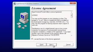 TISHITU Hyper Terminal Installation for windows 7810 [upl. by Anital]