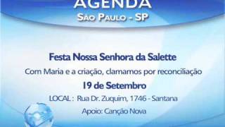 Agenda Canção Nova  Festa de Nossa Senhora da Salette [upl. by Hacceber]