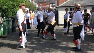 Shakespeare Morris dance quotValentine  BidfordonAvonquot at Bromyard Folk Festival 2023 [upl. by Alocin]