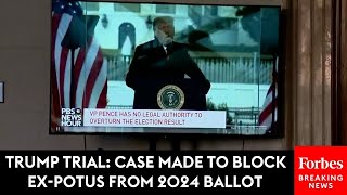 BREAKING NEWS Colorado Court Hears Case For Blocking Trump From 2024 Ballot  Part I [upl. by Hardej]