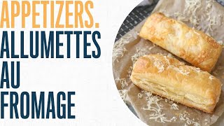 Puff pastry cheesy snacks Allumettes au fromage [upl. by Haeli]