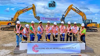 GROUNDBREAKING CEREMONY CITICORE SOLAR SilayCity NEGROS OCCIDENTAL [upl. by Corry]