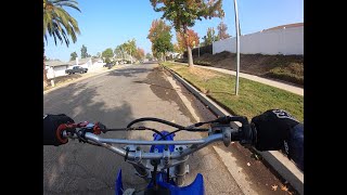 2003 yamaha yz85 top speed testjoy ride [upl. by Lleddaw529]