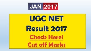 CBSE UGC NET Result JAN 2017 Expected – Check Cut Off Marks [upl. by Canale]