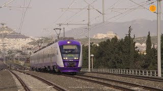 Passenger trains in Attica April May 2021 [upl. by Hserus]