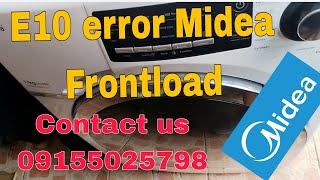 E10 ERROR MIDEA FRONTLOAD WASHING [upl. by Ondrej]