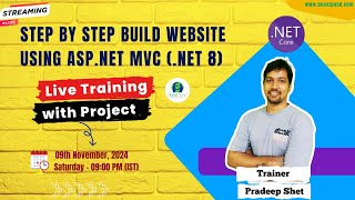 ASPNET MVC NET 8 Step by Step Project Based Training [upl. by Leveroni208]