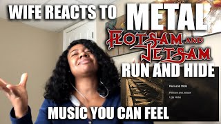 Wife Reacts To Metal Hard Rock Flotsam amp Jetsam  Run and Hide [upl. by Eelaras]